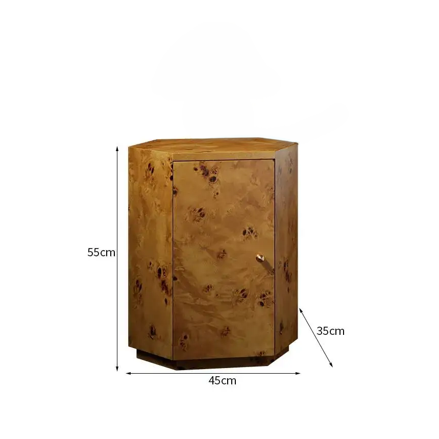 Bora Burl Hex Side
