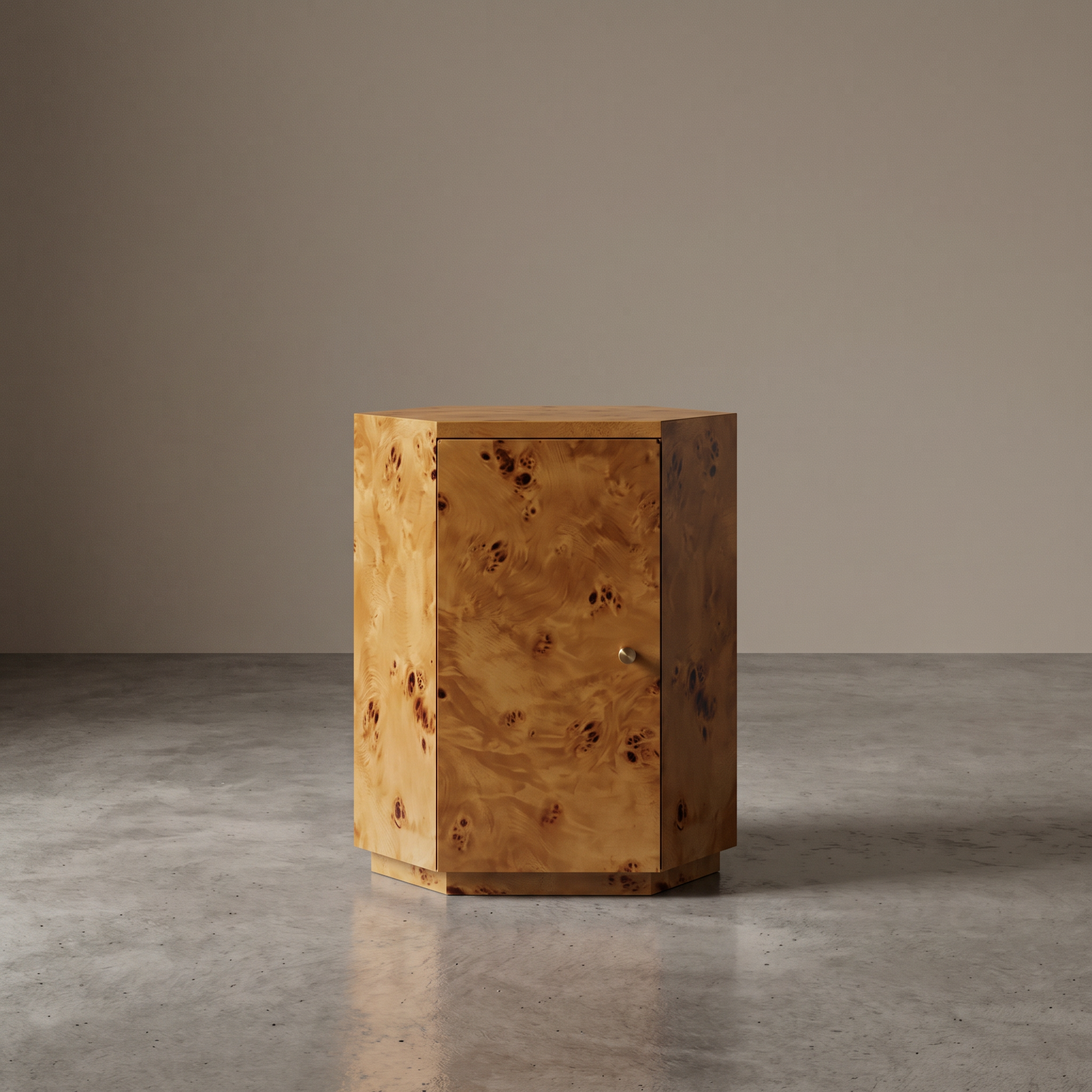 Bora Burl Hex Side