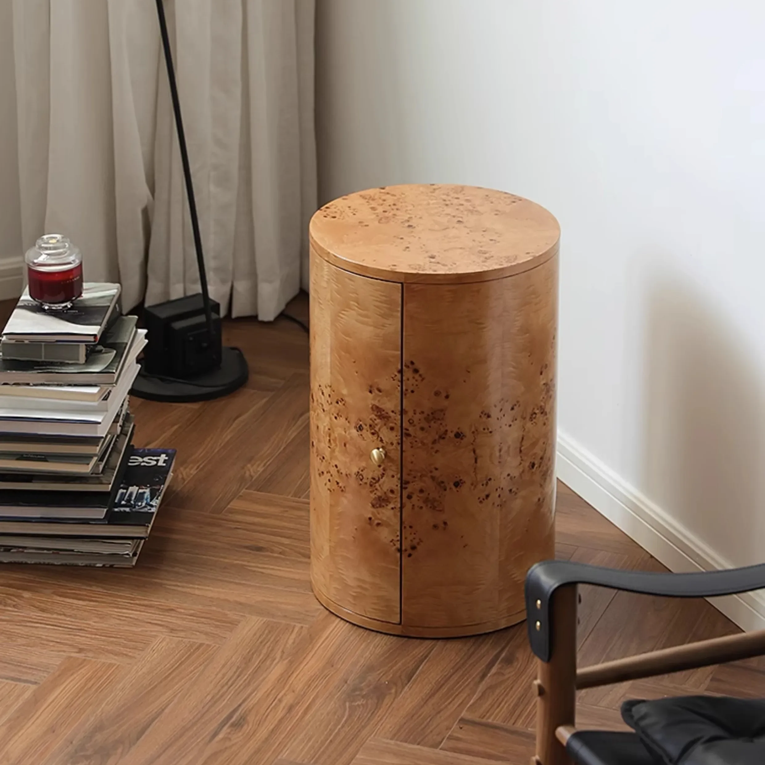 Bora Burl Round Side